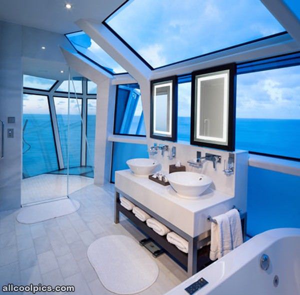 Cool Bathroom Ocean Design