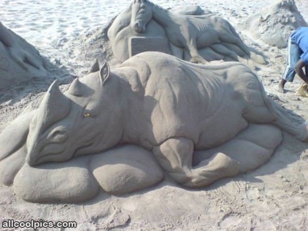 Cool Sand Sculptures