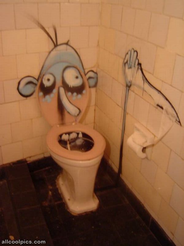 Cool Toilet Art