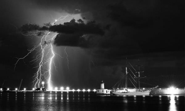 Lightning At Night