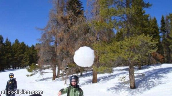 Mid Air Snowball