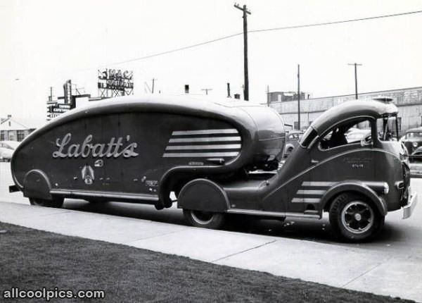 Old School Beer Truck