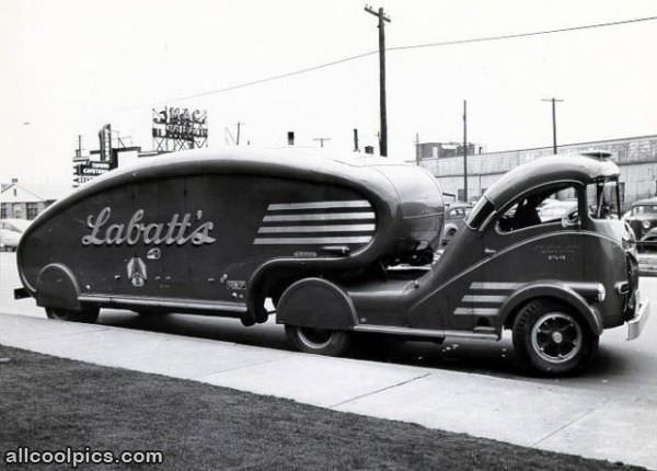 Old School Beer Truck  Cool Pictures