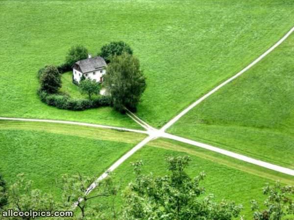 Surrounded House