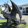 Dragon Made From Car Parts