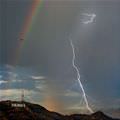 Rainbow And Lightning