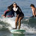 Surfing Nun